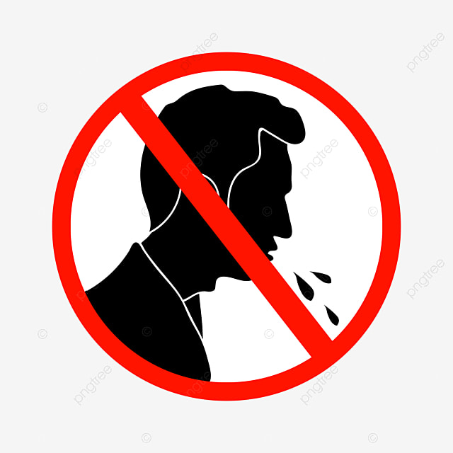 pngtree prohibit spitting illustrations image 2287025