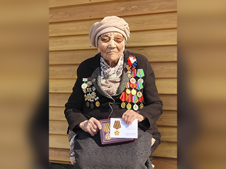 Матрена Петровна Петухова 95 саастаах