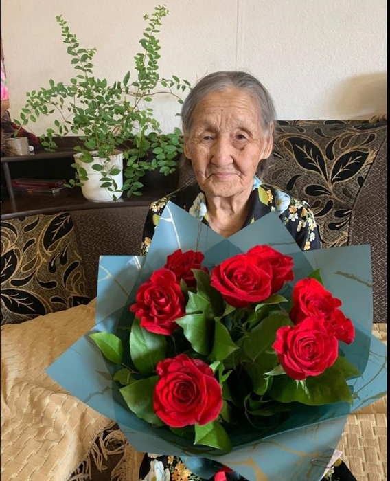 Елена Иннокентьевна Бочкарева-Худаева 93 саастаах