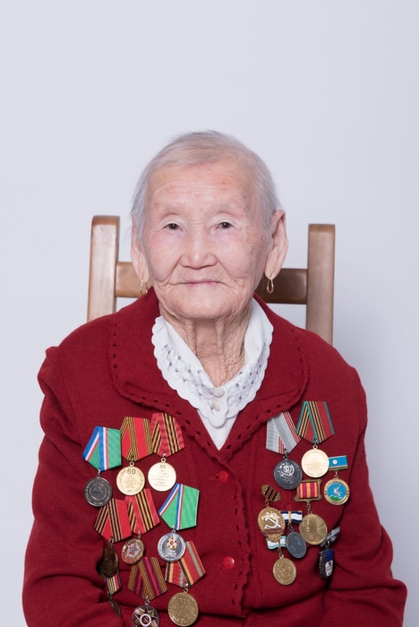 Дария Гаврильевна Семенова (Егорова) 96 саастаах
