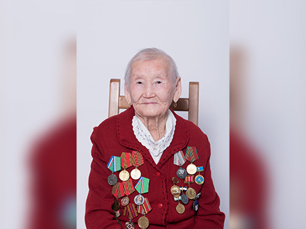 Дария Гаврильевна Семенова (Егорова) 96 саастаах